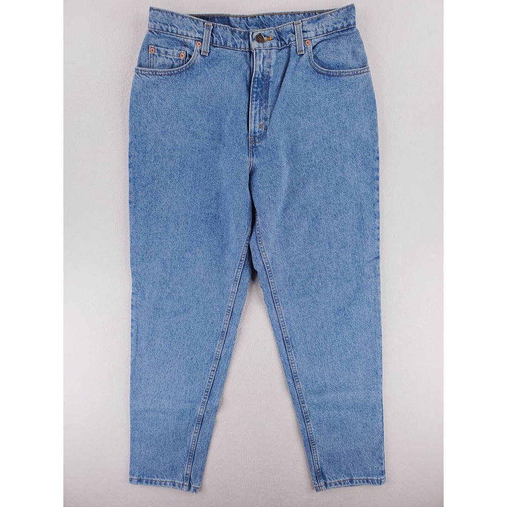 Vintage Levis 551 Jeans Womens 14 Relaxed Tapered Mom 90s Grunge Deadstock NOS